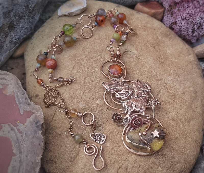 Angel Mouse Necklace