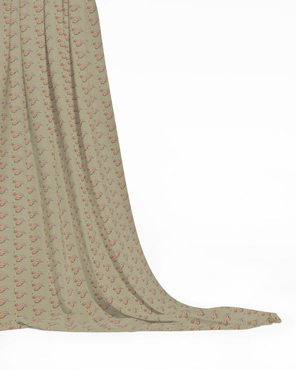 Brown Hare Creams Fabric Prints