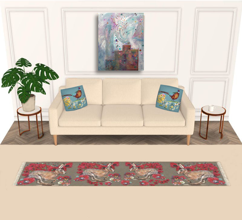 Running Hare Runner Rug