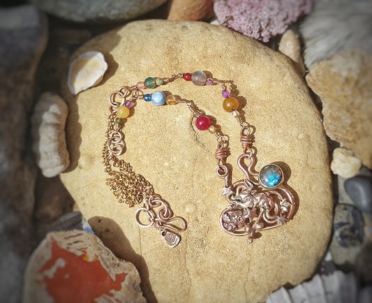 Wish upon a Star Hare Moon Wisdom Necklace