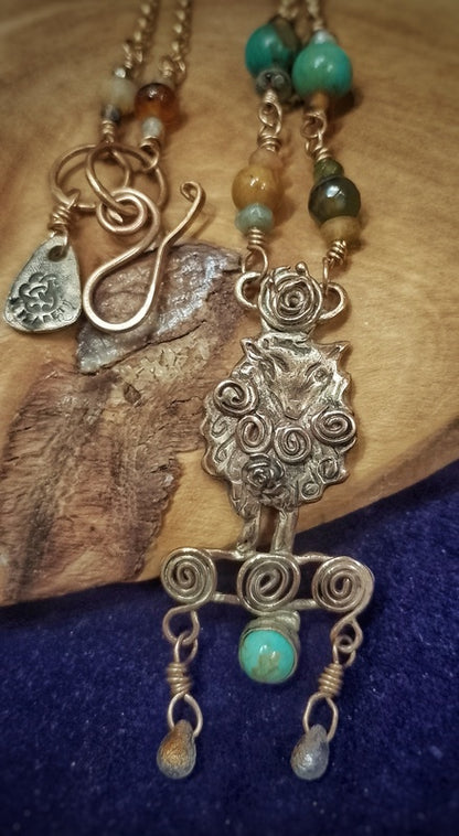 Love Ewe Sheep Necklace