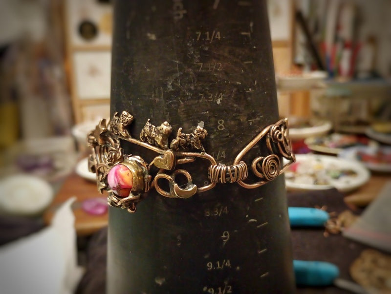 Out with the Dogs Bracelet