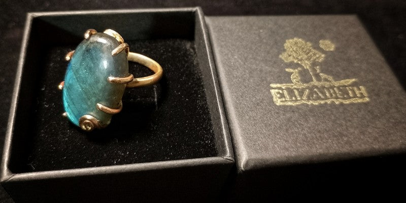 Labradorite Statement Ring