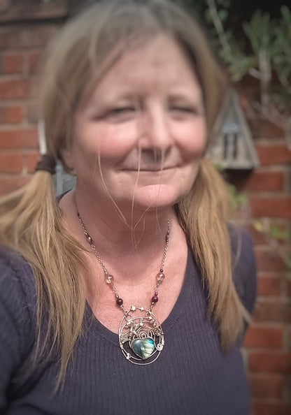 That Loving Feeling Hare Labradorite Necklace