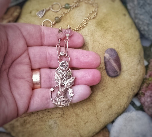 Starlit Dreamy Hare Necklace