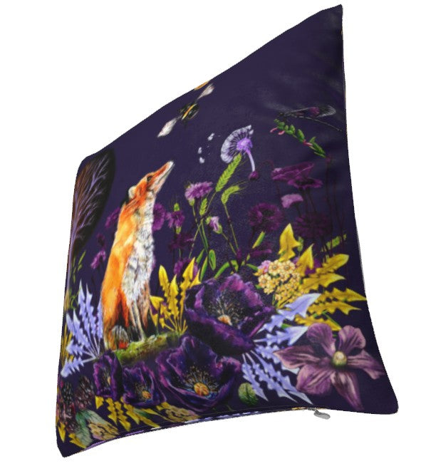Fox Messenger Velvet Cushion