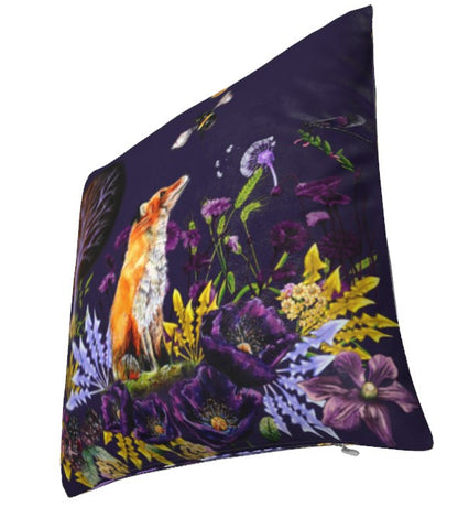 Fox Messenger Velvet Cushion