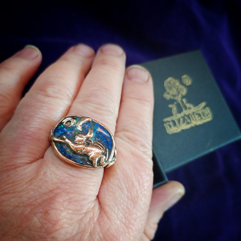 Freedom Hare Ring