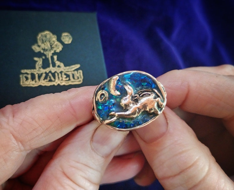 Freedom Hare Ring
