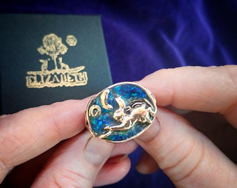 Freedom Hare Ring