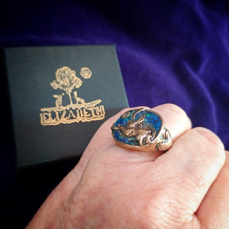 Freedom Hare Ring