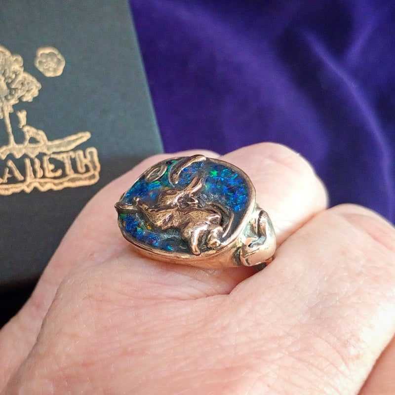Freedom Hare Ring