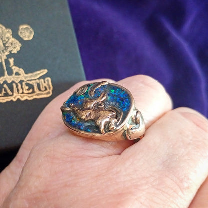 Freedom Hare Ring