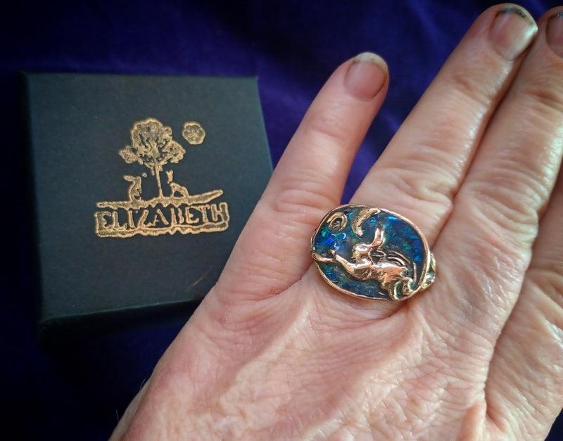 Freedom Hare Ring