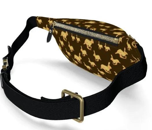 Golden Hare Bum Bag - Elizabeth's Boutique