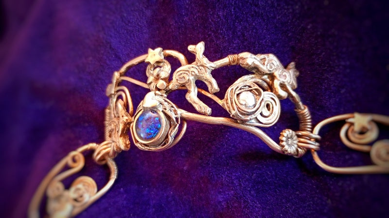 Hares on the Rolling Hills Bracelet