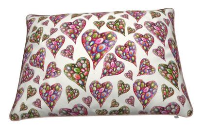 Heart and Soul Angelic Heart Velvet Cushion