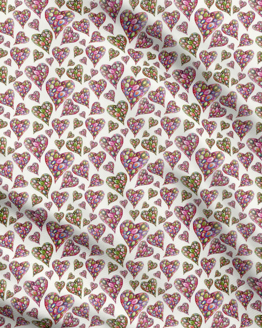 Heart and Soul Fabric Print Angelic