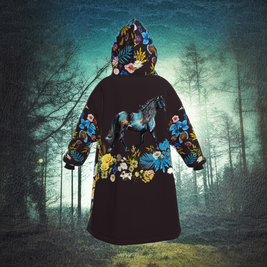 Black Horse Messenger Waterproof Changing Dry Robe