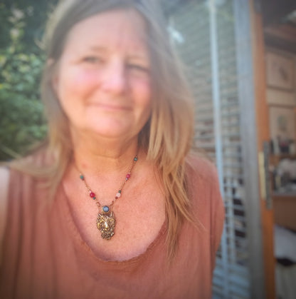 Wild Mountain Cat Necklace
