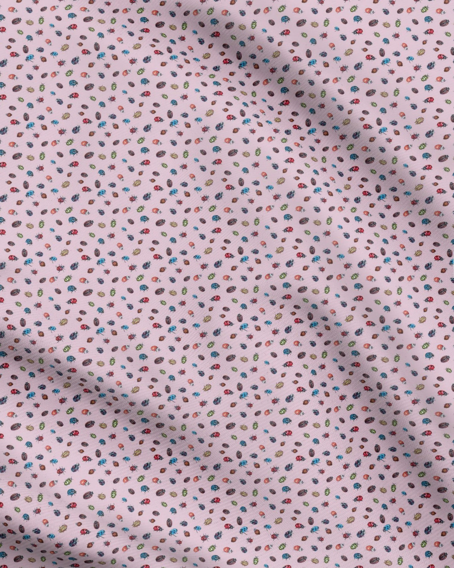 LadyBird Cluster Fabric Prints Pale Pink