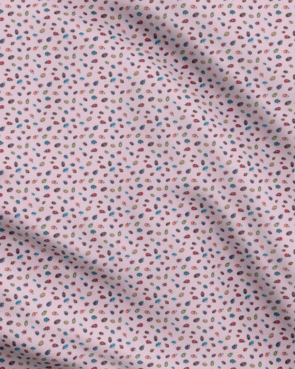LadyBird Cluster Fabric Prints Pale Pink