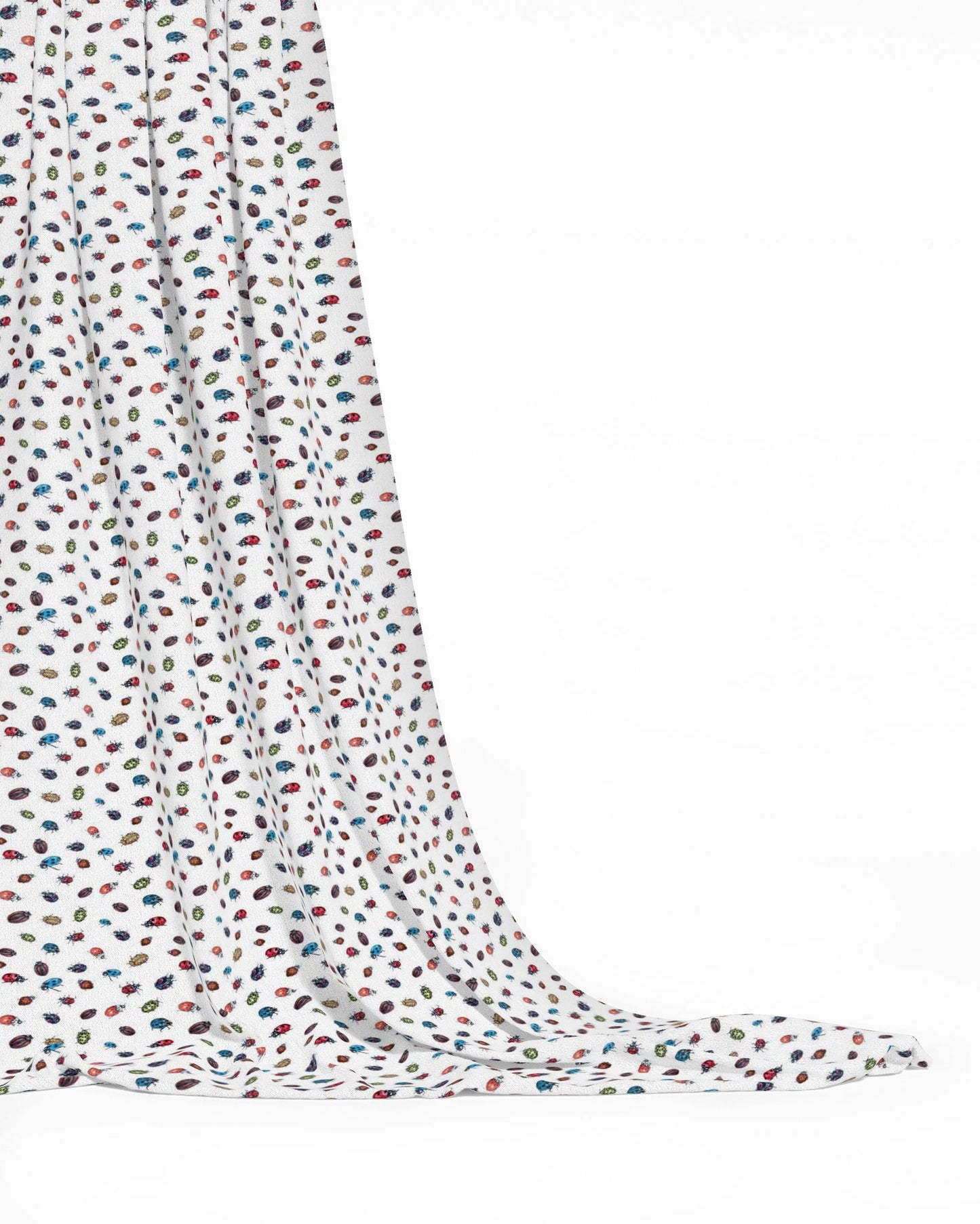 LadyBird Cluster Fabric Prints White