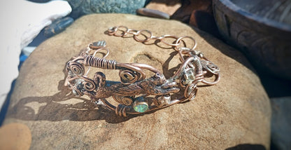 Leaping Cat Bracelet