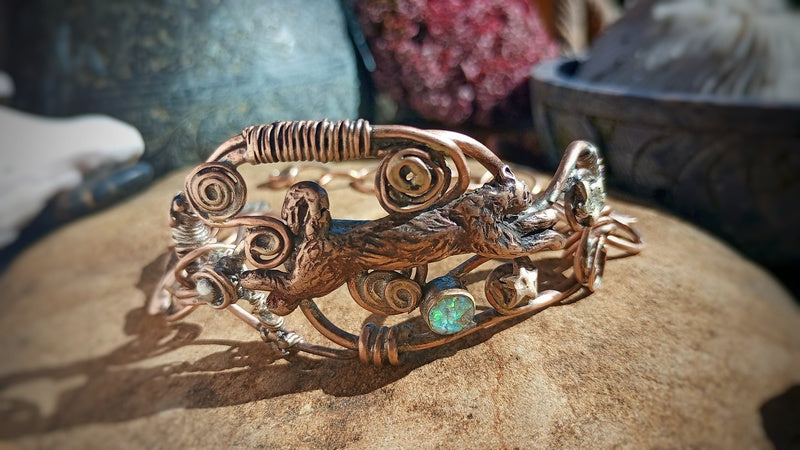 Leaping Cat Bracelet