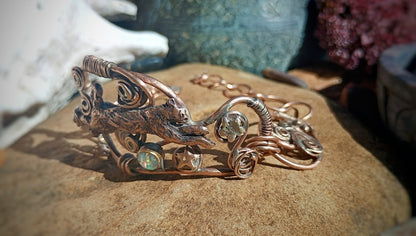Leaping Cat Bracelet