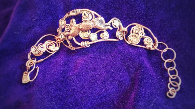 Leaping Cat Bracelet