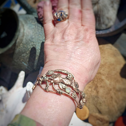 Leaping Cat Bracelet