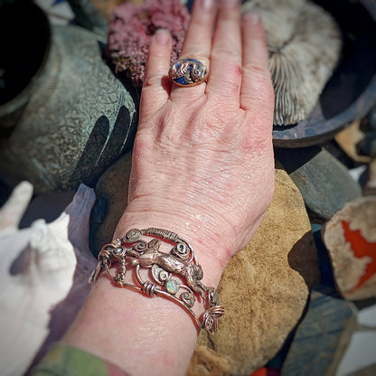 Leaping Cat Bracelet