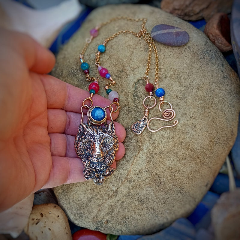 Wild Mountain Cat Necklace
