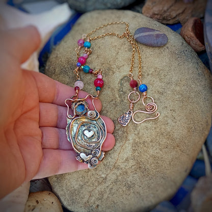 Wild Mountain Cat Necklace