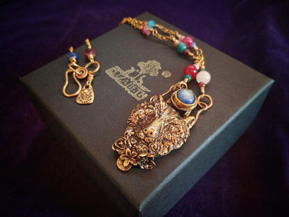 Wild Mountain Cat Necklace