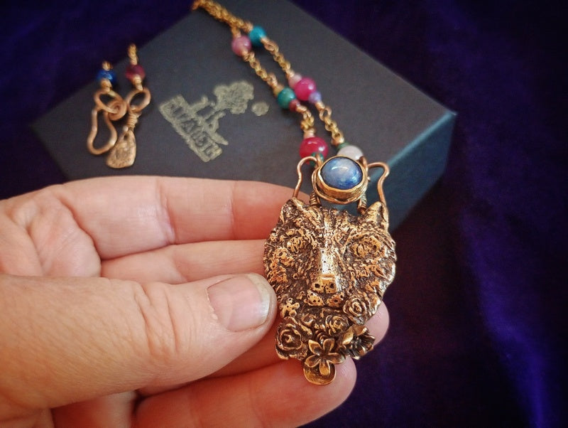 Wild Mountain Cat Necklace
