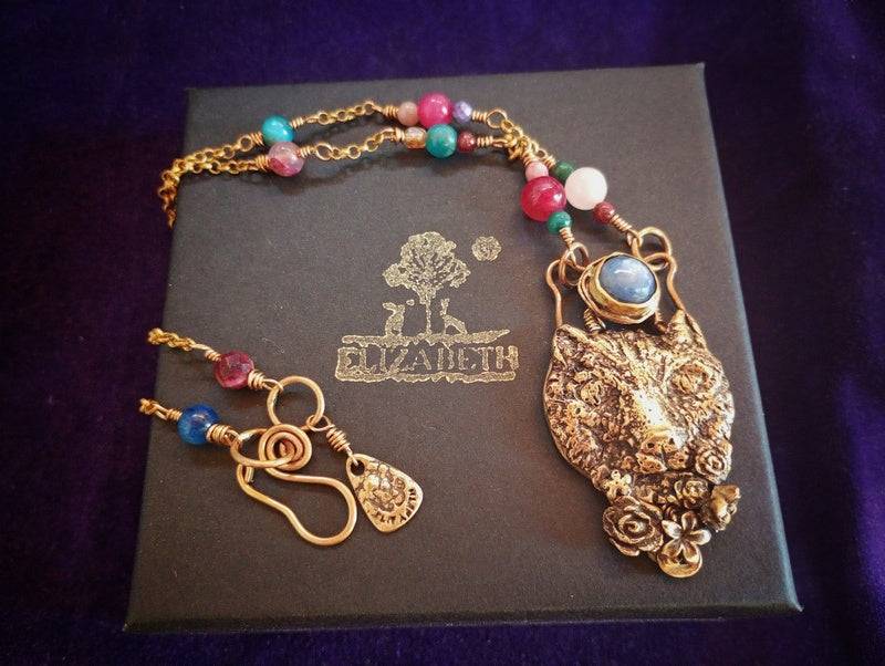 Wild Mountain Cat Necklace