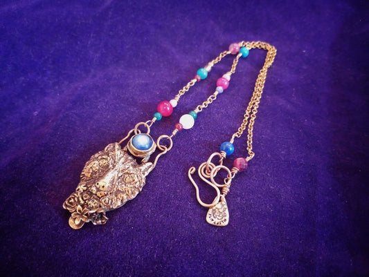 Wild Mountain Cat Necklace