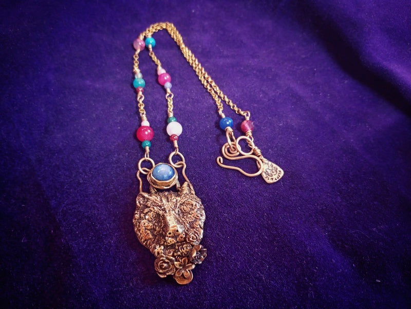 Wild Mountain Cat Necklace