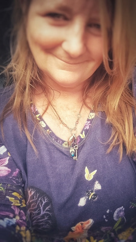 New Beginnings Labradorite Pelican Necklace
