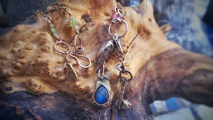 New Beginnings Labradorite Pelican Necklace