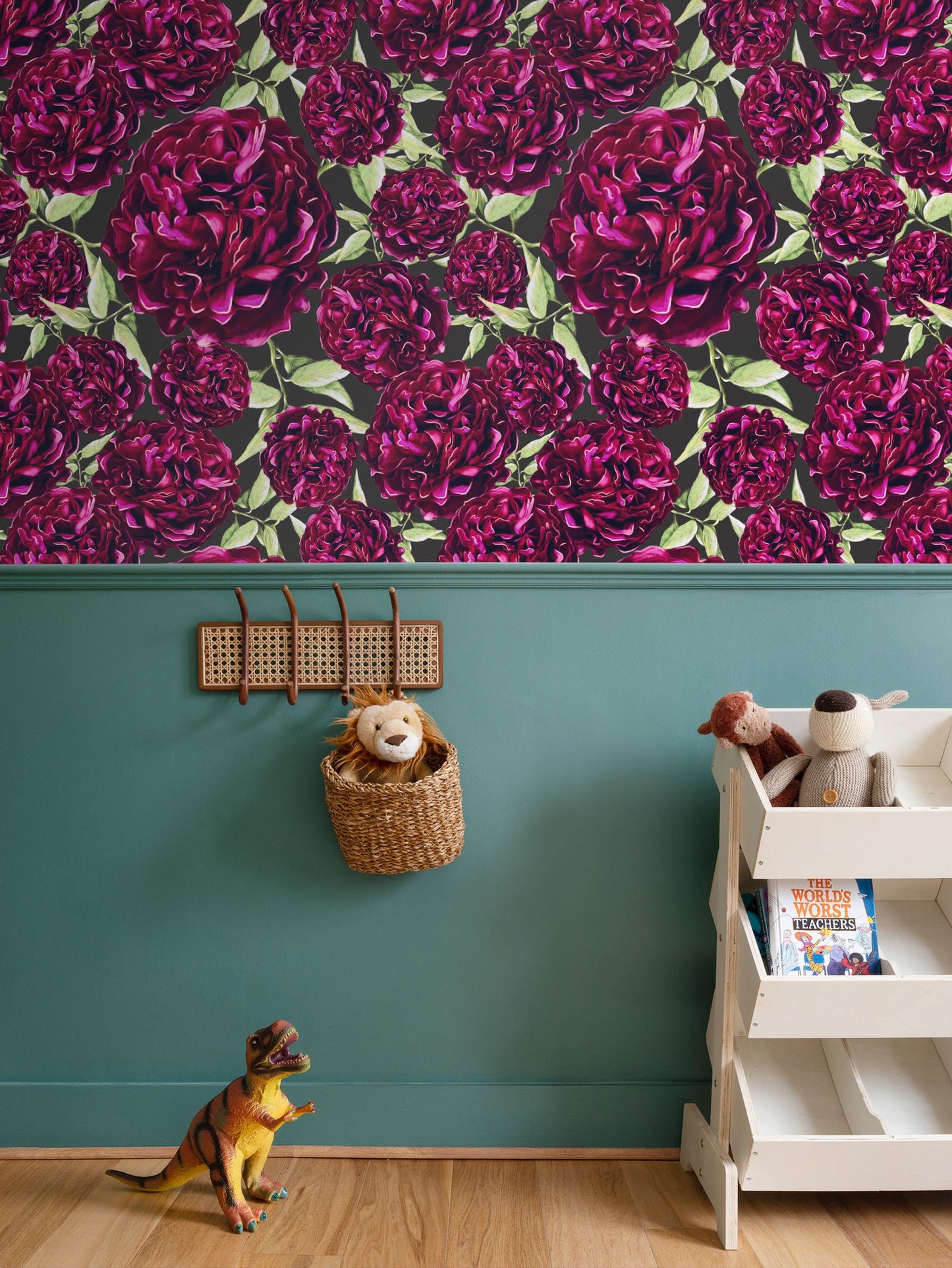 Peony Pattern Wallpaper