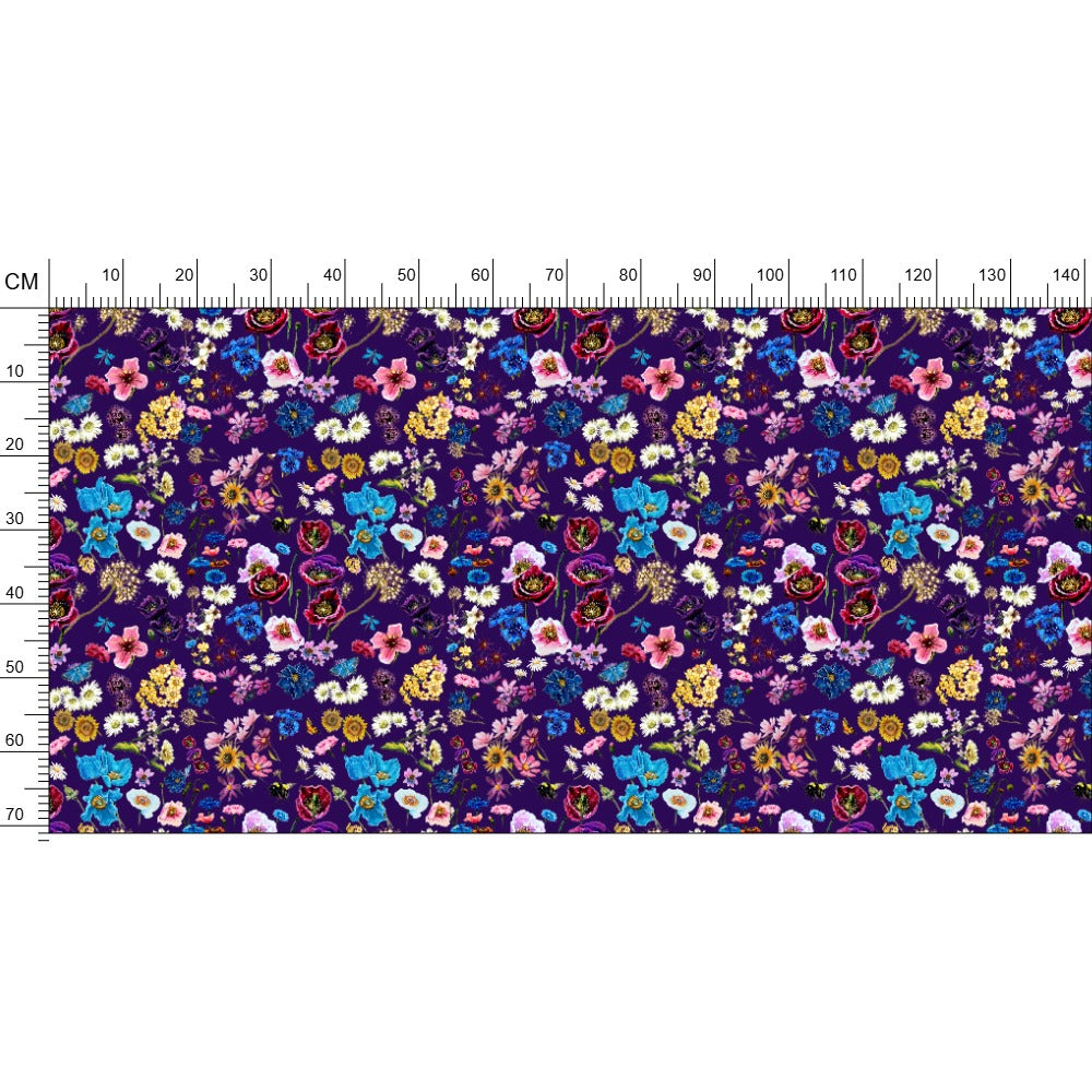 Royal Garden Fabric Print