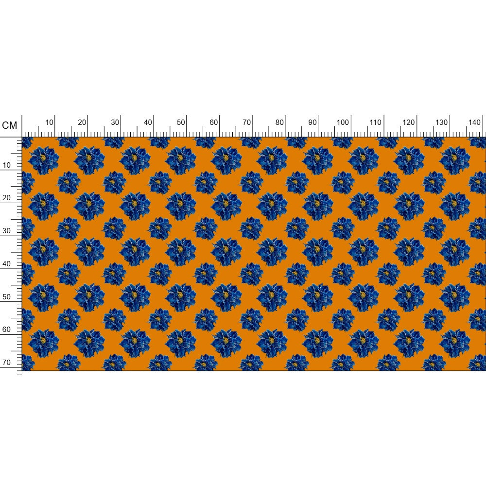 Himalayan Orange Fabric Prints