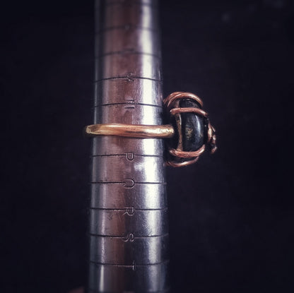 Galactic Dreams Labradorite Bronze Ring