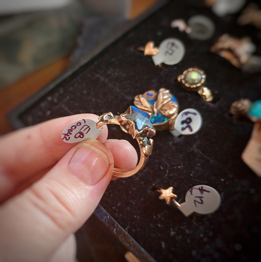 Labradorite Star Ring