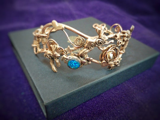 Hares on the Rolling Hills