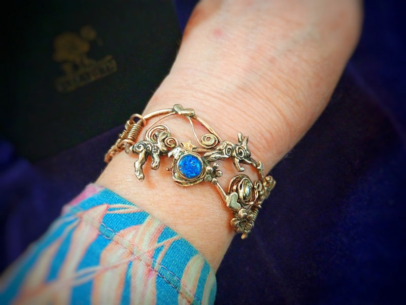 Hares on the Rolling Hills