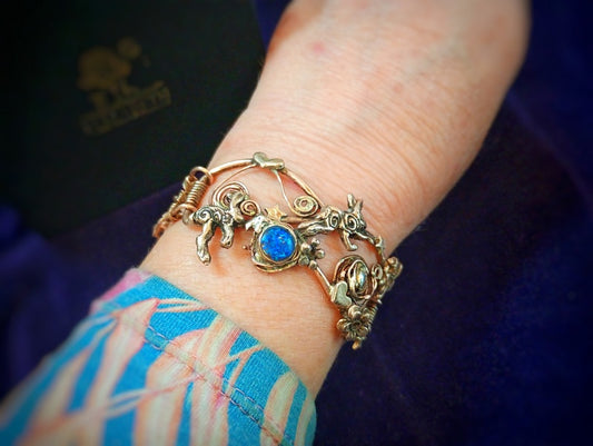 Hares on the Rolling Hills